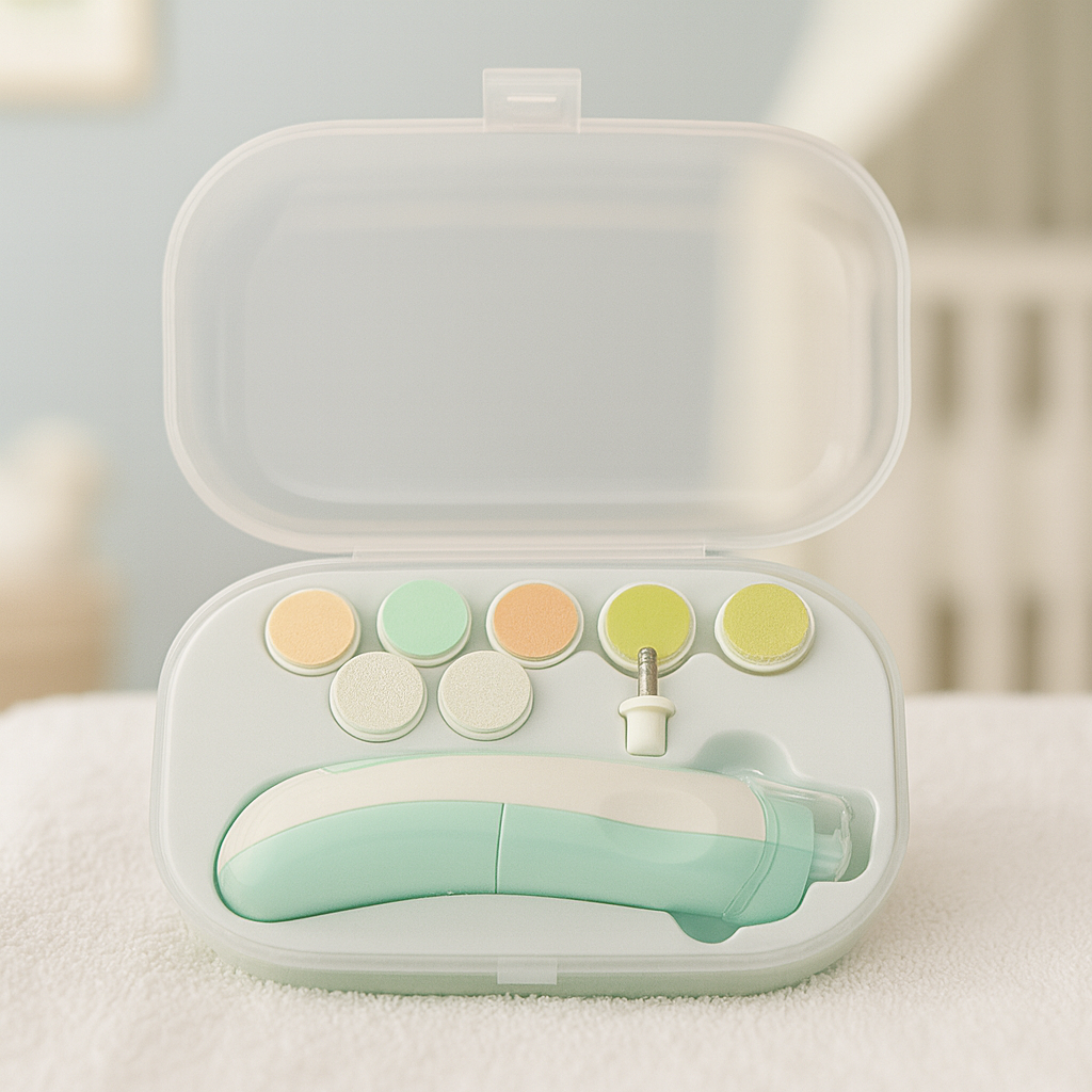 Electric Baby Nail Trimmer Set – Safe Nail Cutter for Newborns & Toddlers