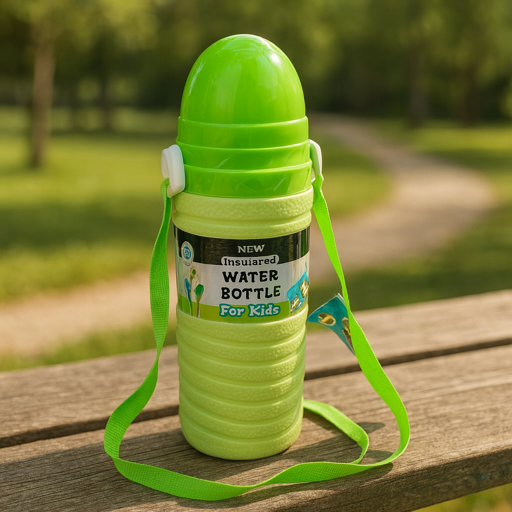 Fresh Cool Insulated school Hot & Cold Water Bottle for Kids – 800ml Thermoware Sipper with Strap