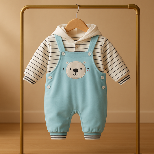 Bear Friend Dungaree Set