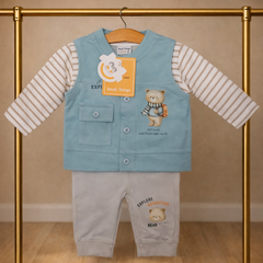 Premium 3-Piece Baby Boutique Set | Ultra-Soft Mulaim Comfort & Style