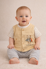 Premium 3-Piece Baby Boutique Set | Ultra-Soft Mulaim Comfort & Style