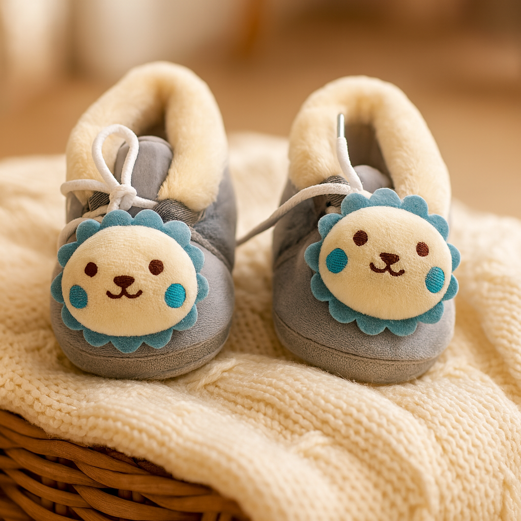 Newborn Baby shoes| Extra Soft Winter Baby Shoes | 0–6 Months