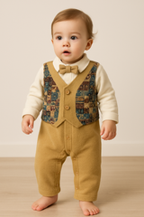 Baby Fit Premium Winter Romper – Soft, Warm & Formal Suit for Babies