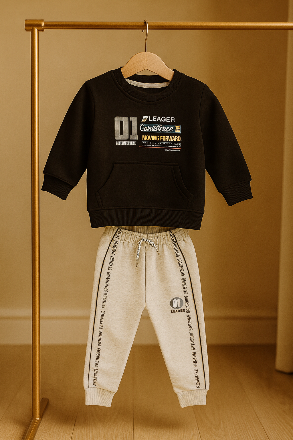 Winter Hoodie Set Original 01 – Soft, Sporty & Cozy for Little Boys