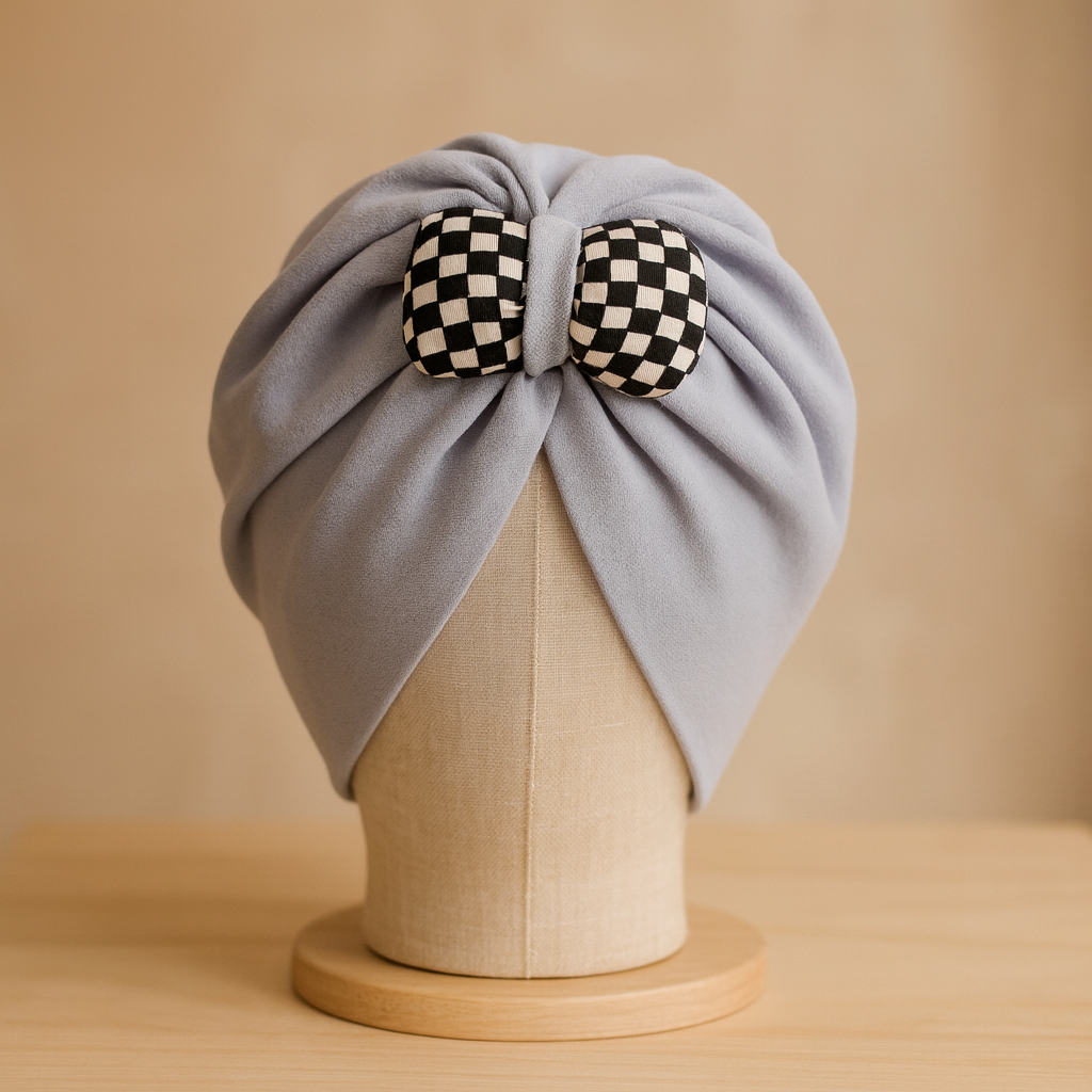 Pack of 3 Baby Cotton Turban Cap with Flower Design