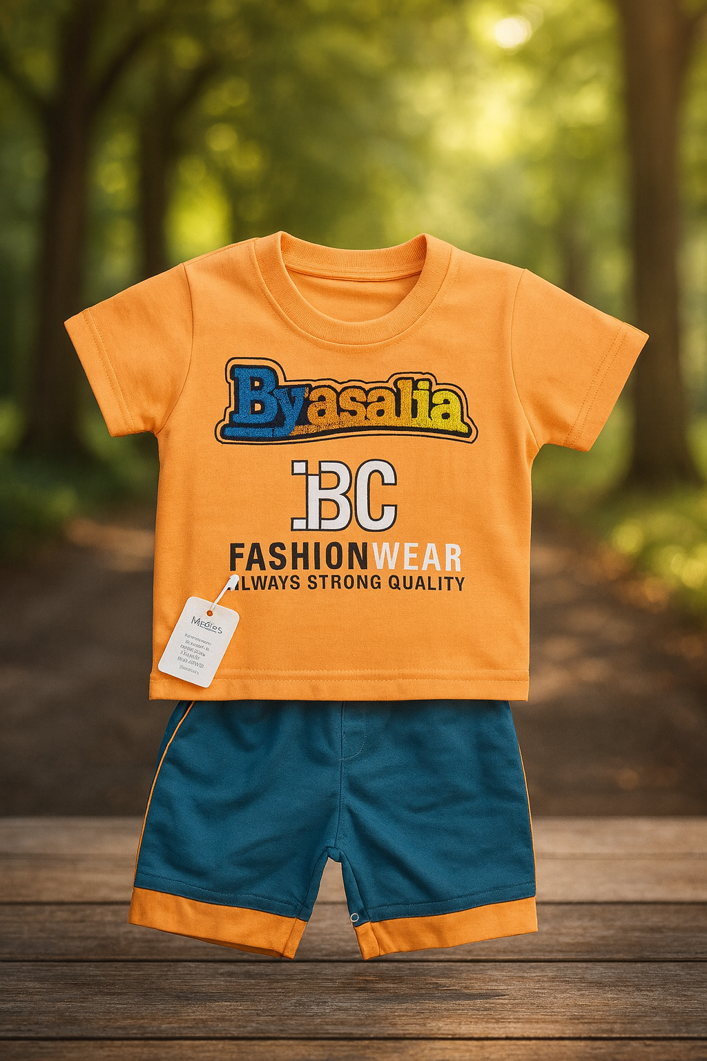 Baby Boy Summer Suit 2 Piece Set | Soft Cotton T-Shirt & Shorts