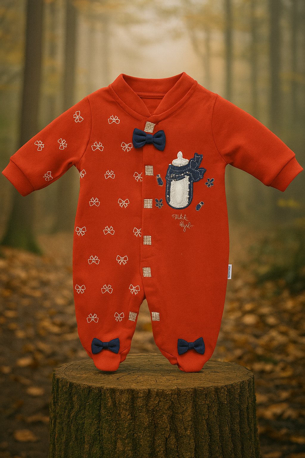 Newborn Baby Winter Romper 3 Piece Set