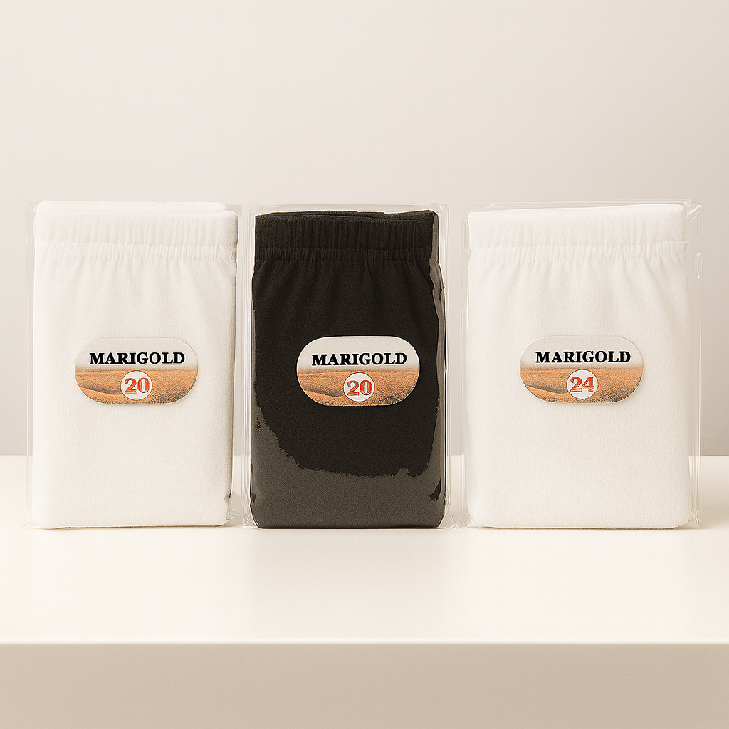 Pack of 3 Winter Warm Leggings for Boys & Girls, 2 White 1 Black.
