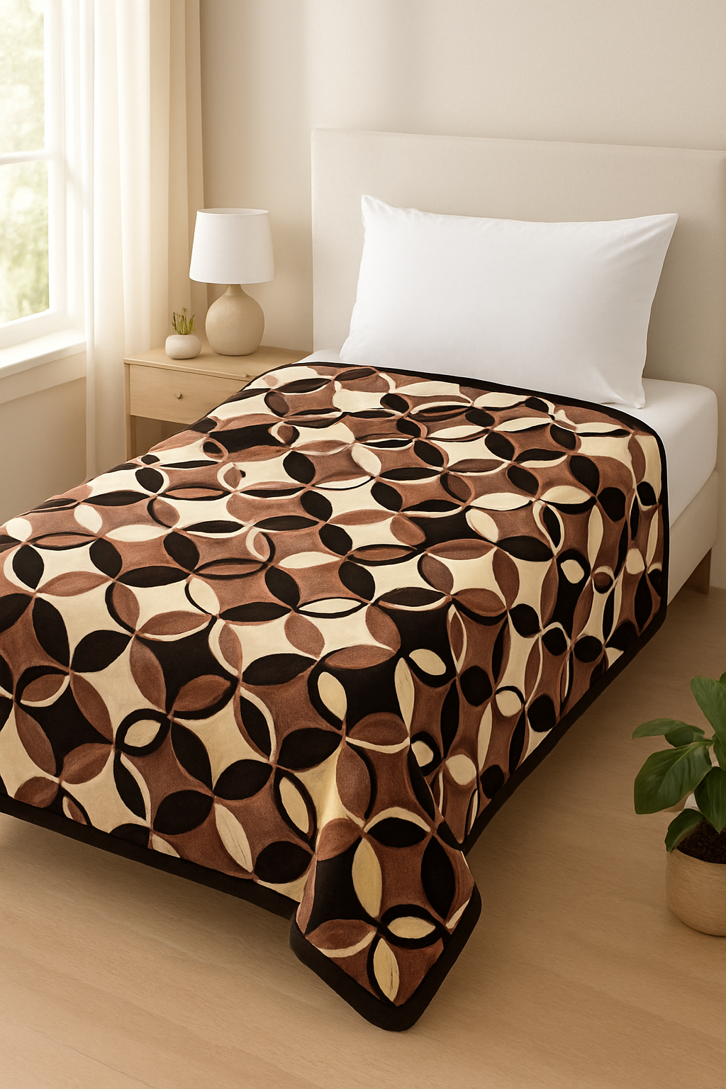 Single Bed Soft Velvet Blanket unique Design