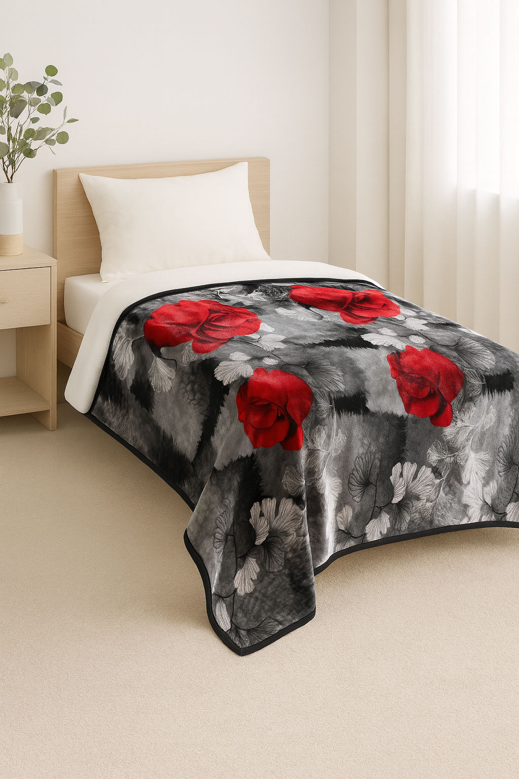 Single Bed Soft Velvet Blanket unique Design