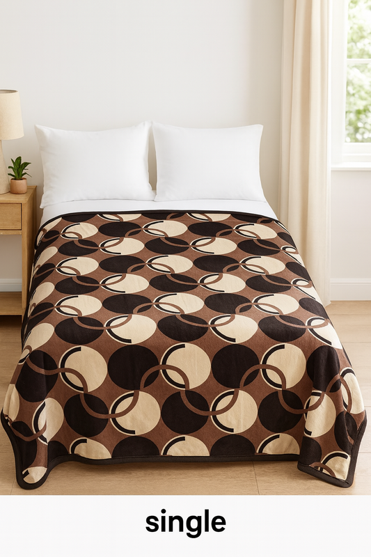 Single Bed Soft Velvet Blanket unique Design