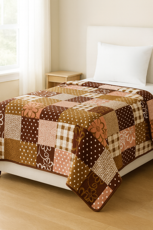 Single Bed Soft Velvet Blanket unique Design