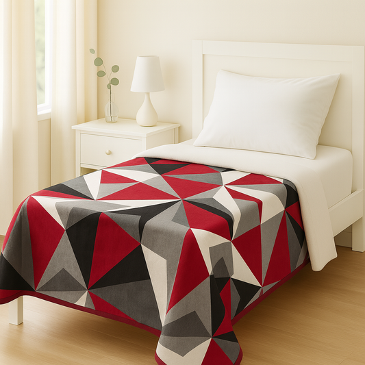 Single Bed Soft Velvet Blanket unique Design