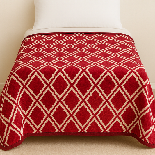 Single Bed Soft Velvet Blanket unique Design