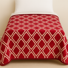 Single Bed Soft Velvet Blanket unique Design