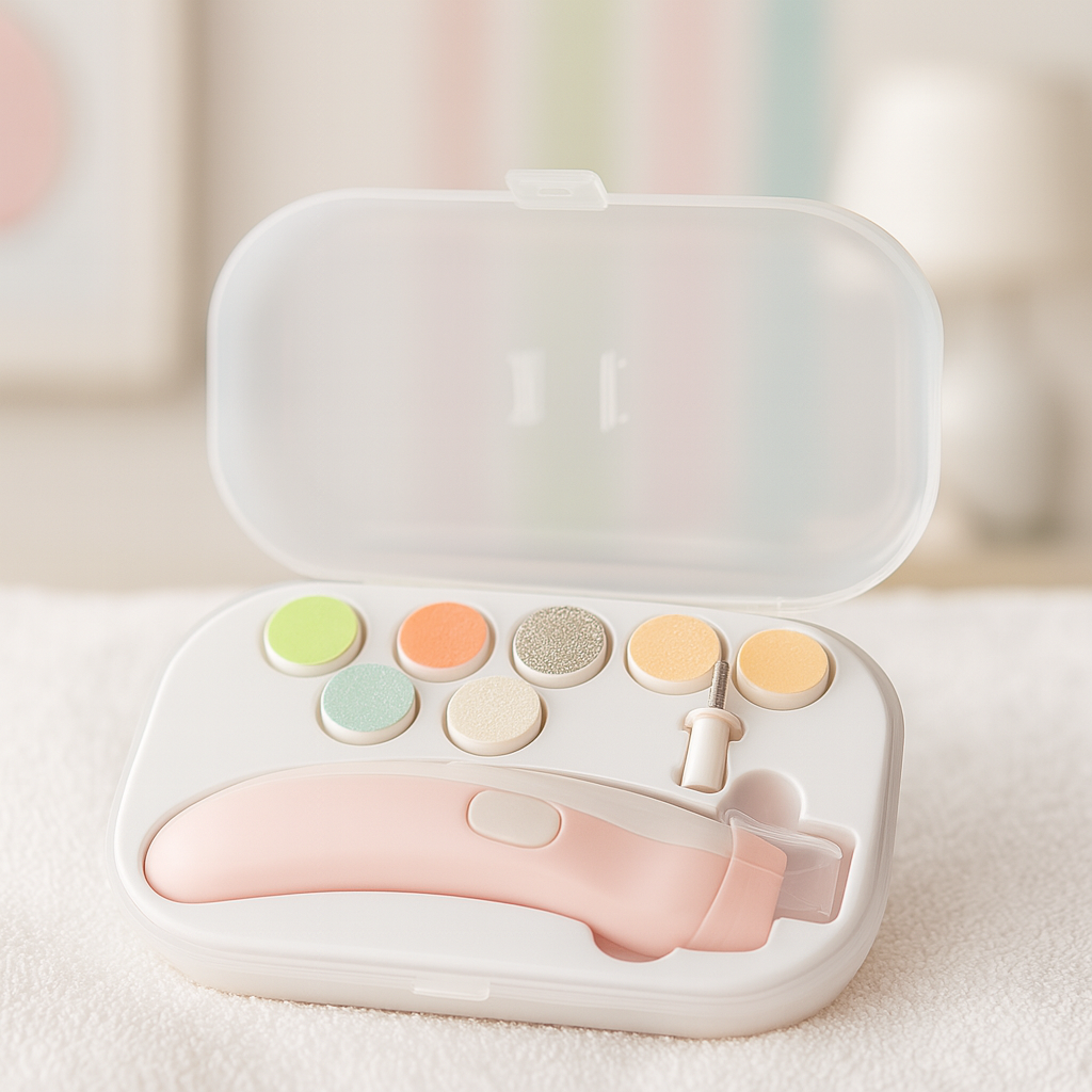 Electric Baby Nail Trimmer Set – Safe Nail Cutter for Newborns & Toddlers