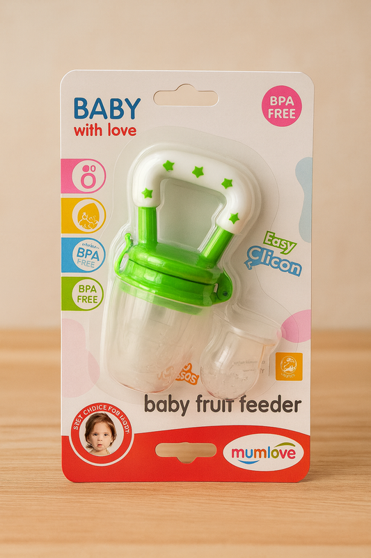 Feeder Pacifier – BPA-Free Silicone Teether, purple, Blue, Green, Yellow Colors