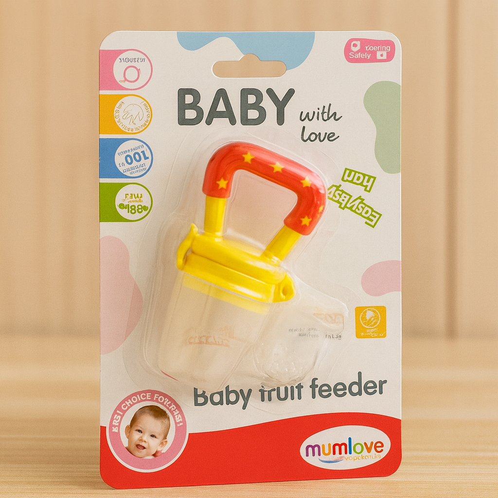 Feeder Pacifier – BPA-Free Silicone Teether, purple, Blue, Green, Yellow Colors