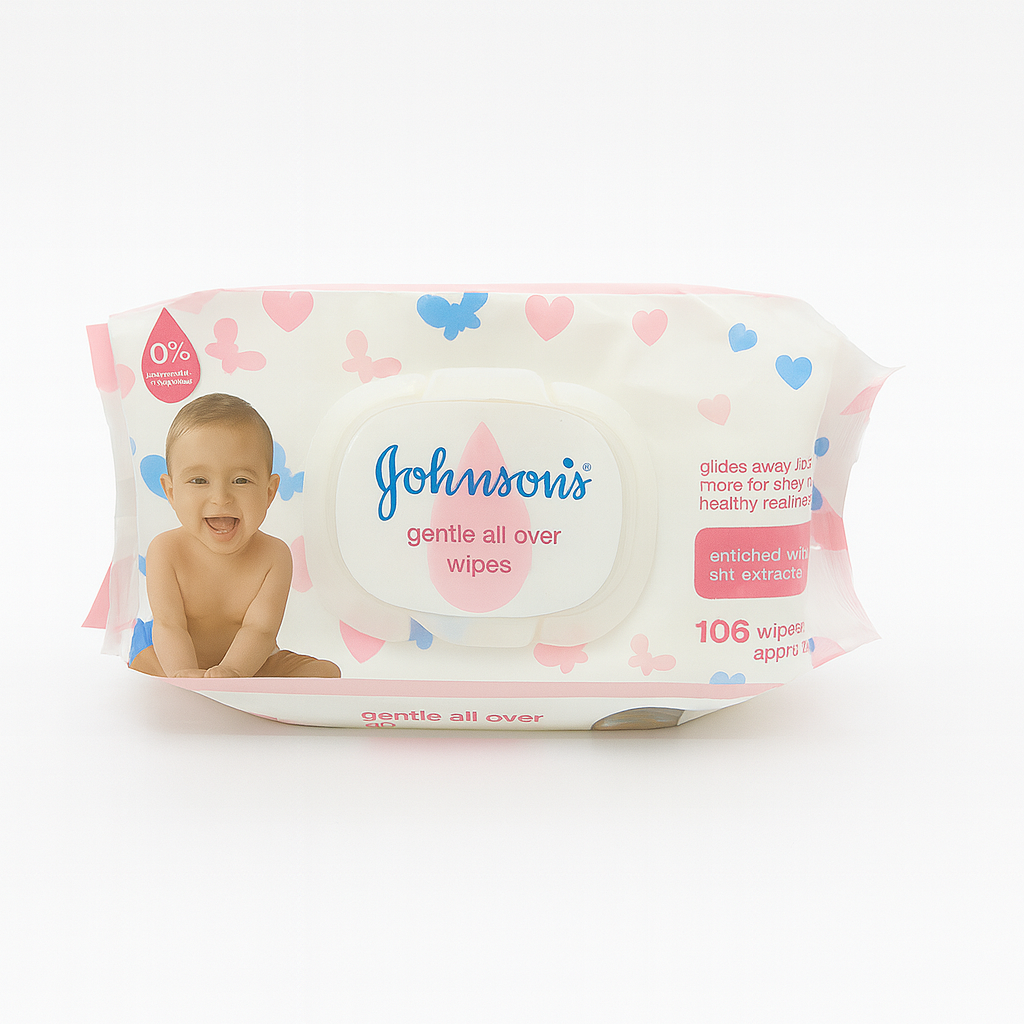 Pampers & Johnson’s Baby Wipes Combo – Fresh Clean & Gentle All Over Wipes for Newborns & Toddlers