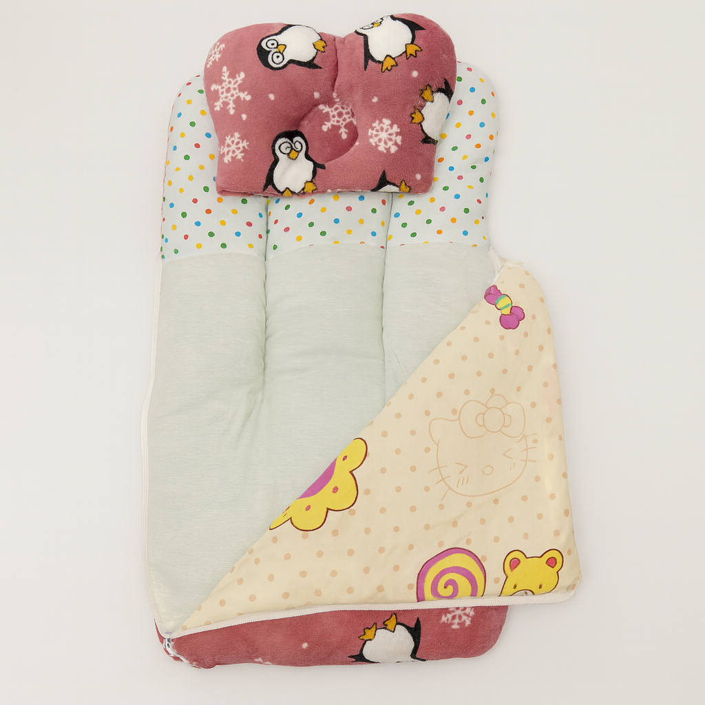 Baby Carry Nest – Soft and Cozy Newborn Sleeping Bag with Head Support