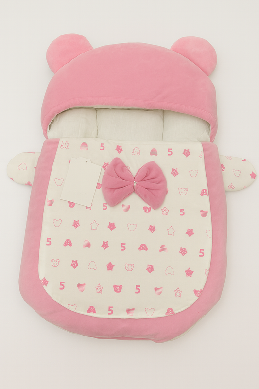 Baby Carry Nest – Soft and Cozy Newborn Sleeping Bag with Head Support
