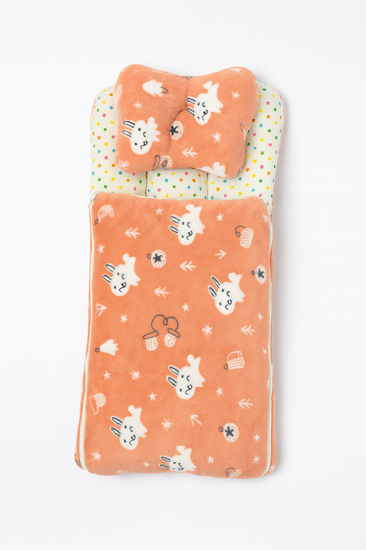 Baby Carry Nest – Soft and Cozy Newborn Sleeping Bag with Head Support