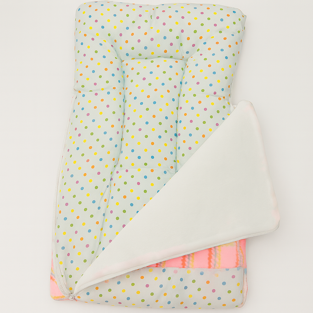 Baby Carry Nest – Soft and Cozy Newborn Sleeping Bag with Head Support