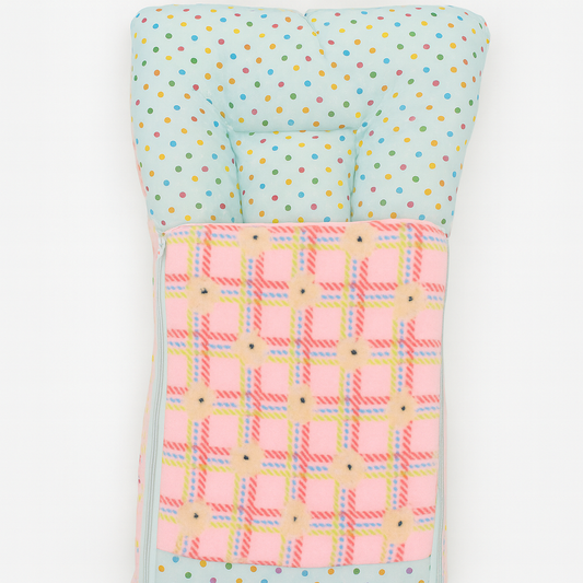 Baby Carry Nest – Soft and Cozy Newborn Sleeping Bag with Head Support