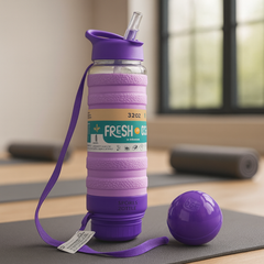 Fresh Cool Insulated school Hot & Cold Water Bottle for Kids – 800ml Thermoware Sipper with Strap