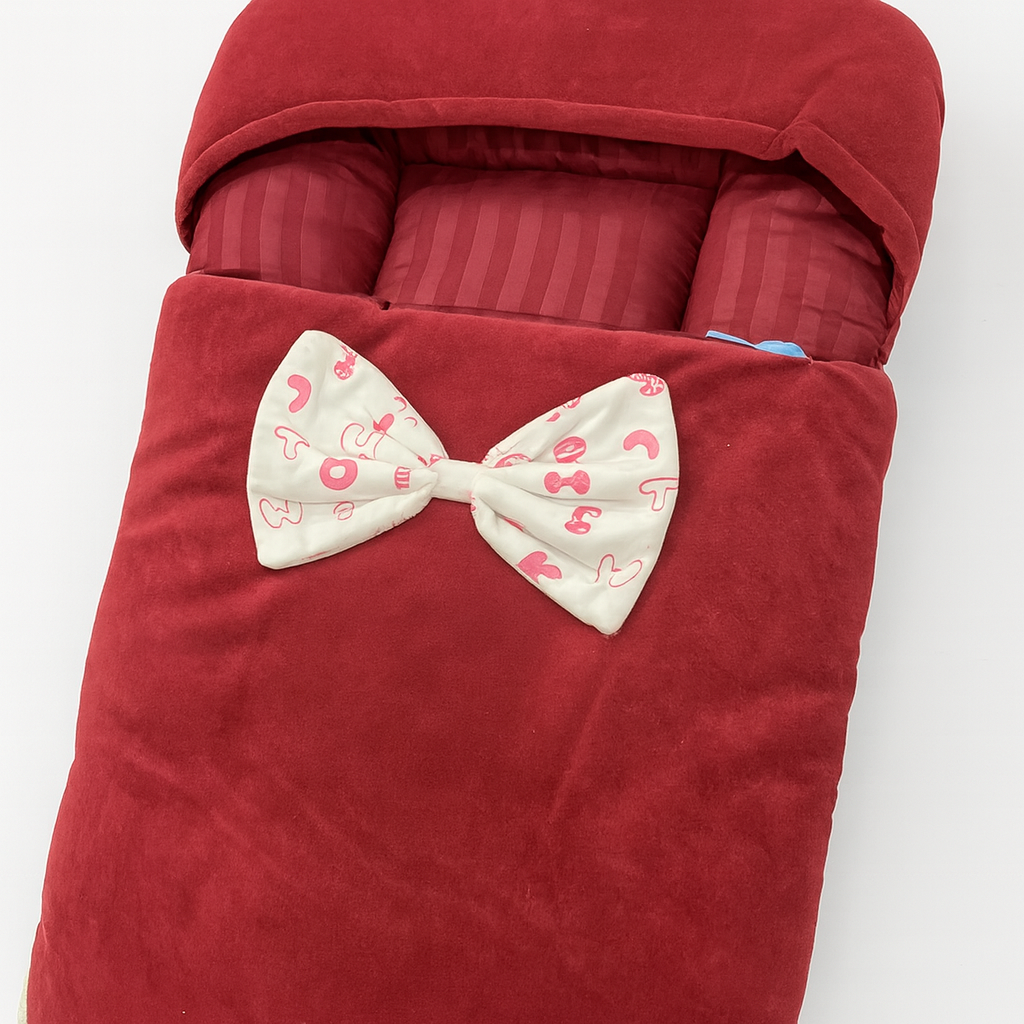 Baby Carry Nest – Soft and Cozy Newborn Sleeping Bag with Head Support
