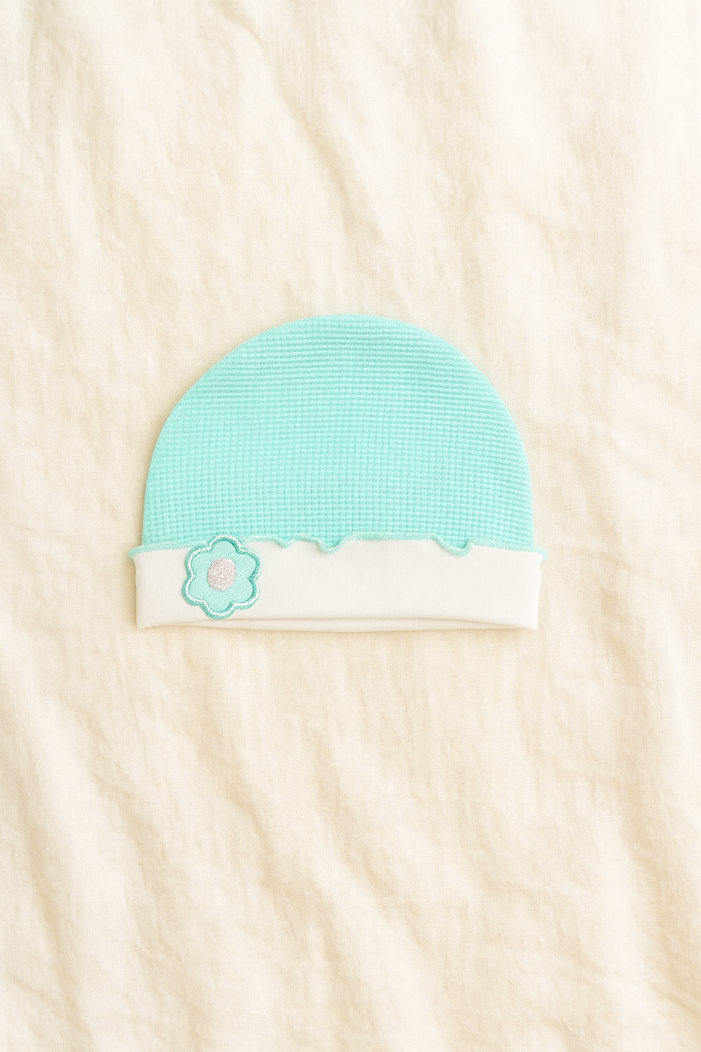 Newborn Baby Girl 3-Piece Dress Suit | Soft Cotton Malai Jersey | Full Sleeves Shirt, Pants & Cap