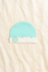 Newborn Baby Girl 3-Piece Dress Suit | Soft Cotton Malai Jersey | Full Sleeves Shirt, Pants & Cap