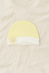 Newborn Baby Girl 3-Piece Dress Suit | Soft Cotton Malai Jersey | Full Sleeves Shirt, Pants & Cap