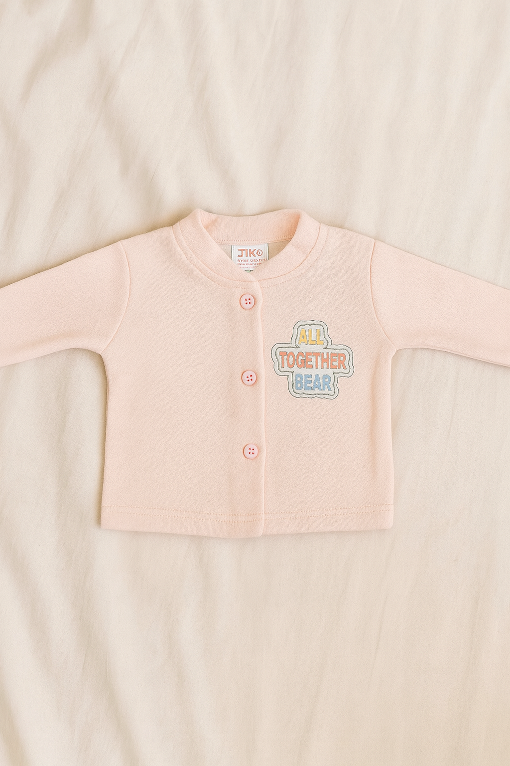 Newborn Baby Girl/Boy Winter Suit 2-Piece Set | Soft Fleece Cotton Baba Suit with Footed Pajama & Bear Design