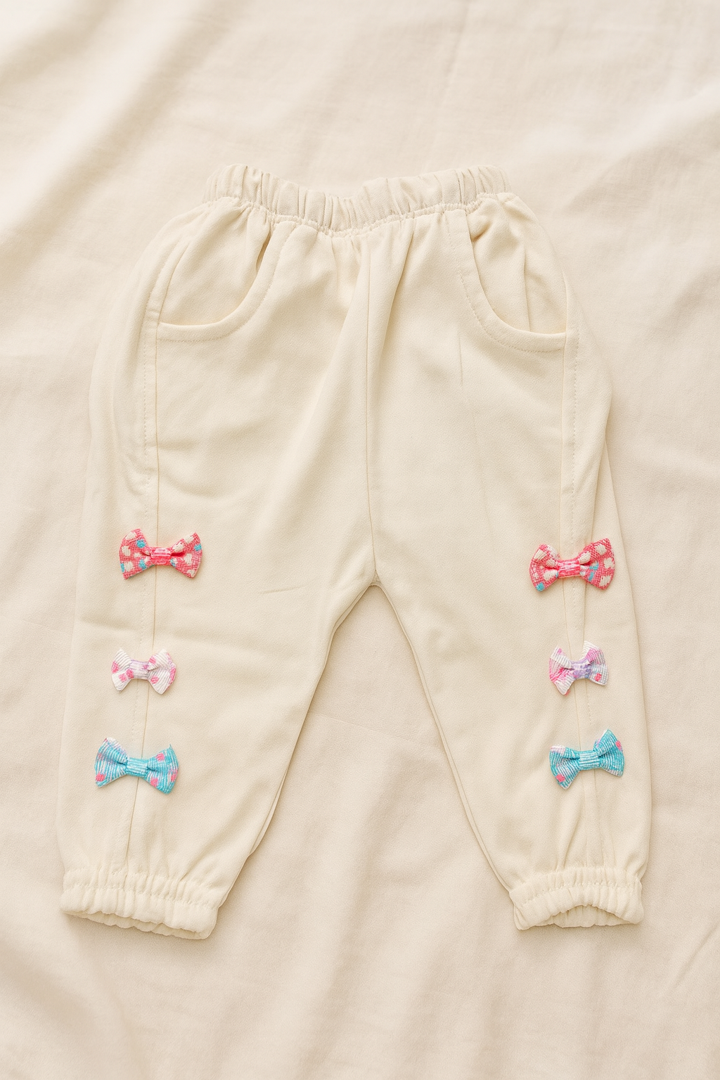 Newborn Baby Girl 3-Piece Dress Set – Soft Cotton Malai Jersey – Floral Printed Shirt + Bow Pajama
