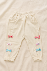 Newborn Baby Girl 3-Piece Dress Set – Soft Cotton Malai Jersey – Floral Printed Shirt + Bow Pajama