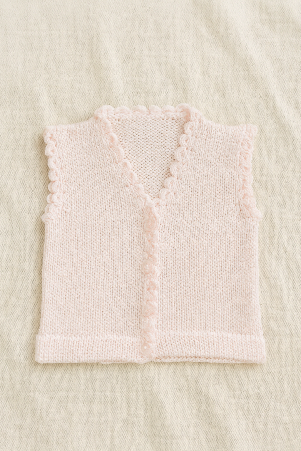 6-Piece Newborn Baby Wool Knitted Winter Set – Hand Knitted Warm Woolen Suit for Baby Girl/Boy