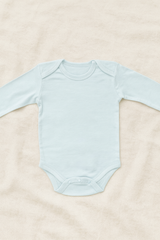 Pack of 3 Baby Rompers – Soft Cotton Full Sleeves Bodysuit for Newborns – Unisex Baby Undershirts in Blue, Pink & Yellow