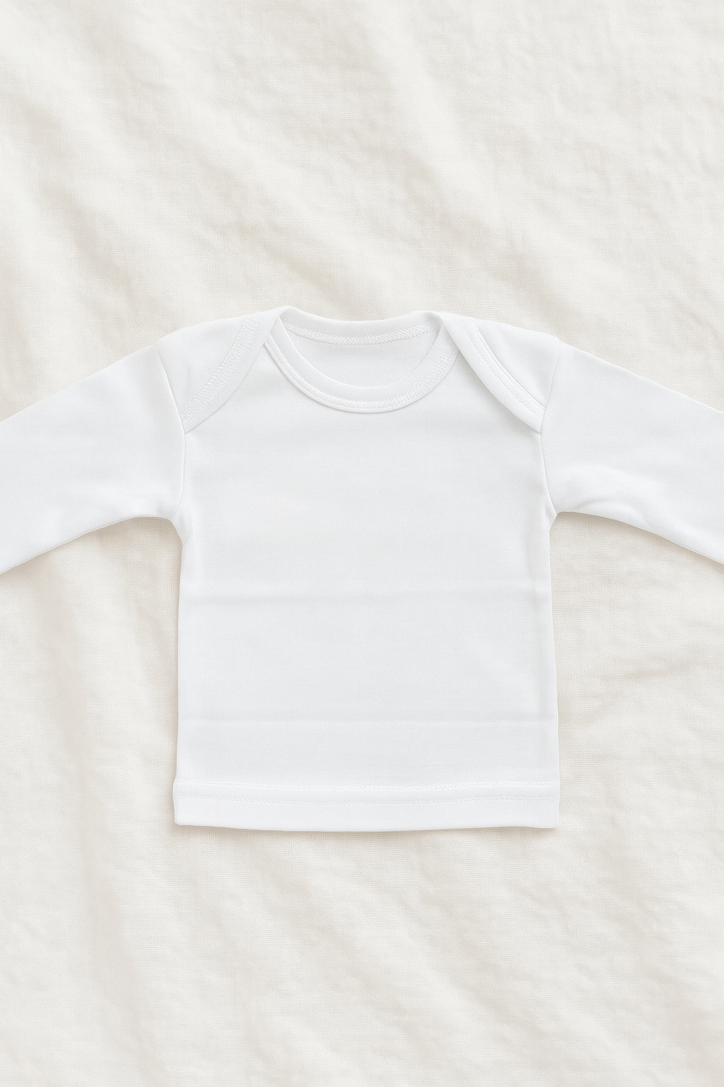 Pack of 3 Baby Full Sleeves Cotton T-Shirts – Soft Round Neck Undershirts for Newborns