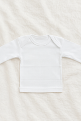 Pack of 3 Baby Full Sleeves Cotton T-Shirts – Soft Round Neck Undershirts for Newborns