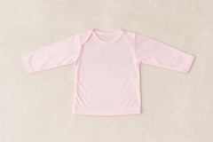 Pack of 3 Baby Full Sleeves Cotton T-Shirts – Soft Round Neck Undershirts for Newborns