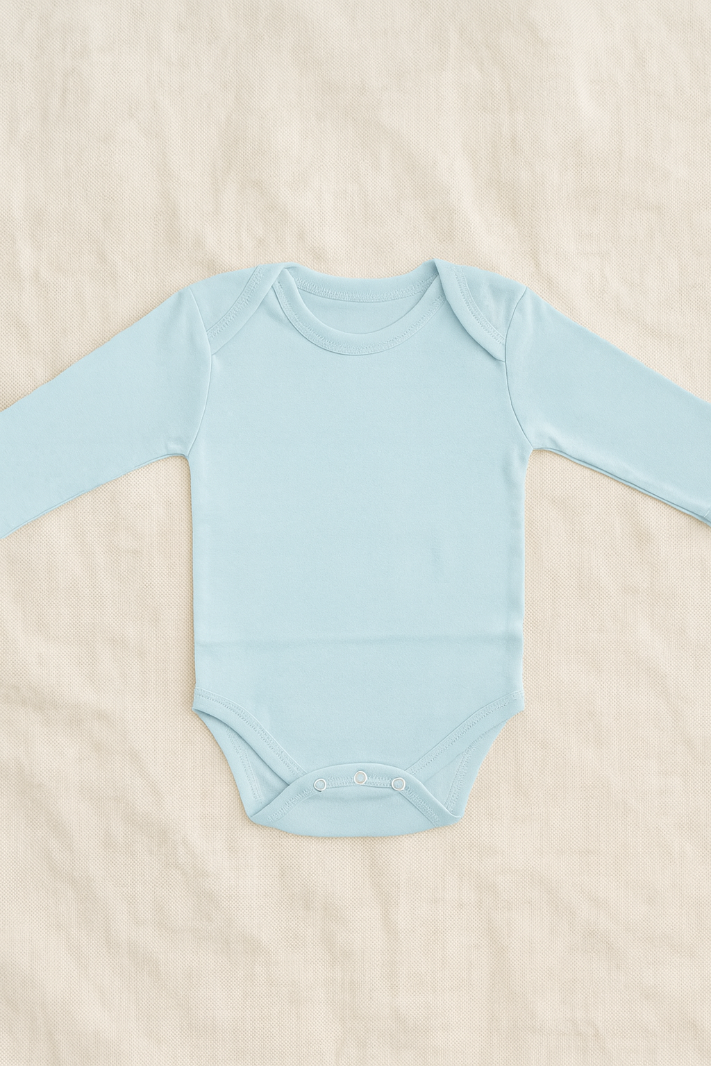Pack of 3 Baby Rompers – Soft Cotton Full Sleeves Bodysuit for Newborns – Unisex Baby Undershirts in Blue, Pink & Yellow