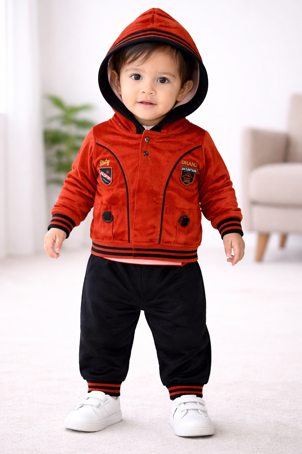 Mulaim Winter Hoodie Tracksuit Set – Premium 2-Piece Outfit for Boys