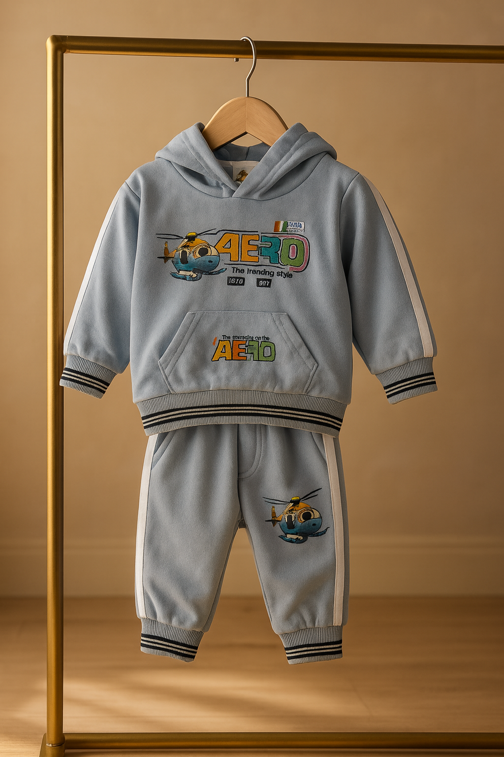 Premium Mulaim Baby Tracksuit Set – Soft, Snug & Playful