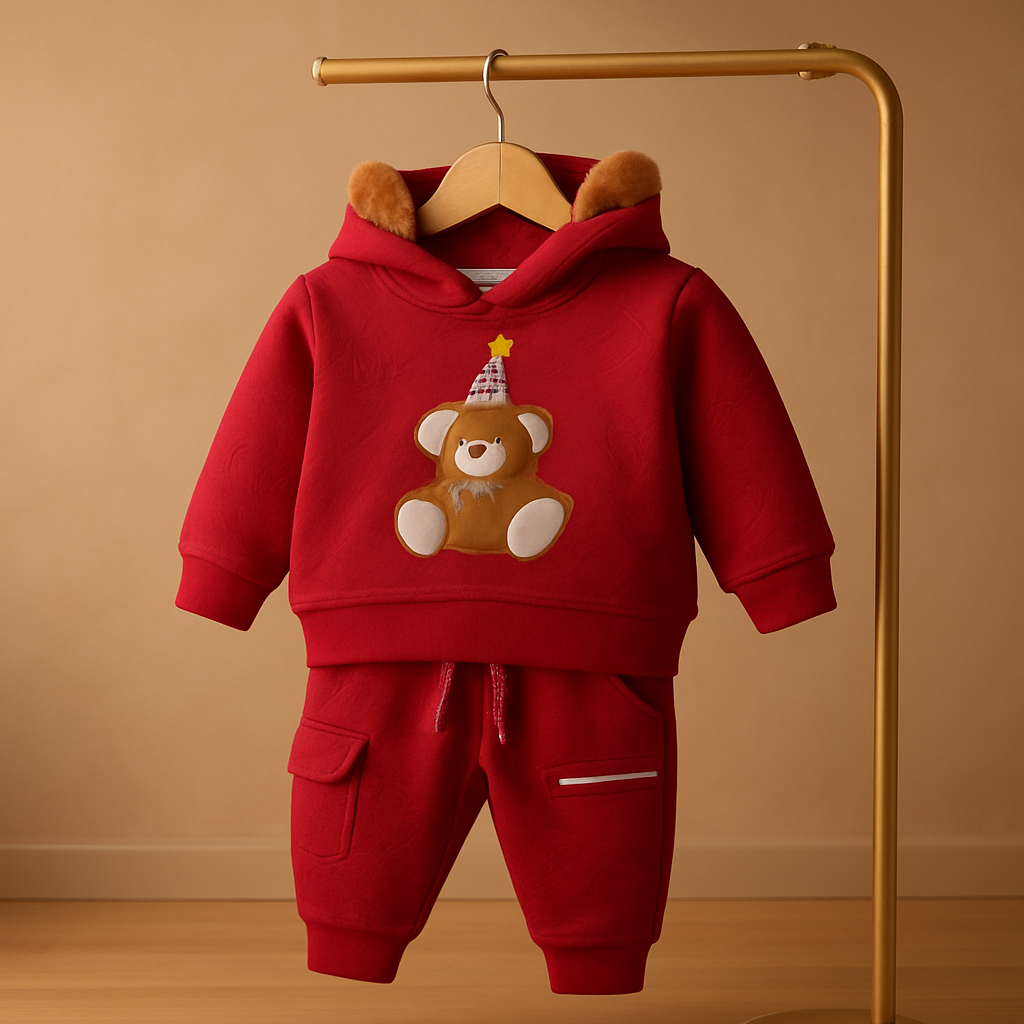 Premium Teddy Hoodie & Jogger Set | Super Soft Winter Wear