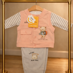 Premium 3-Piece Baby Boutique Set | Ultra-Soft Mulaim Comfort & Style