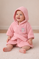 Premium Mulaim Baby Bathrobe | Ultra-Soft Hooded Comfort for Infants