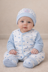 Premium Newborn Mulaim Sleepsuit & Cap Set | Ultra-Soft Winter Comfort