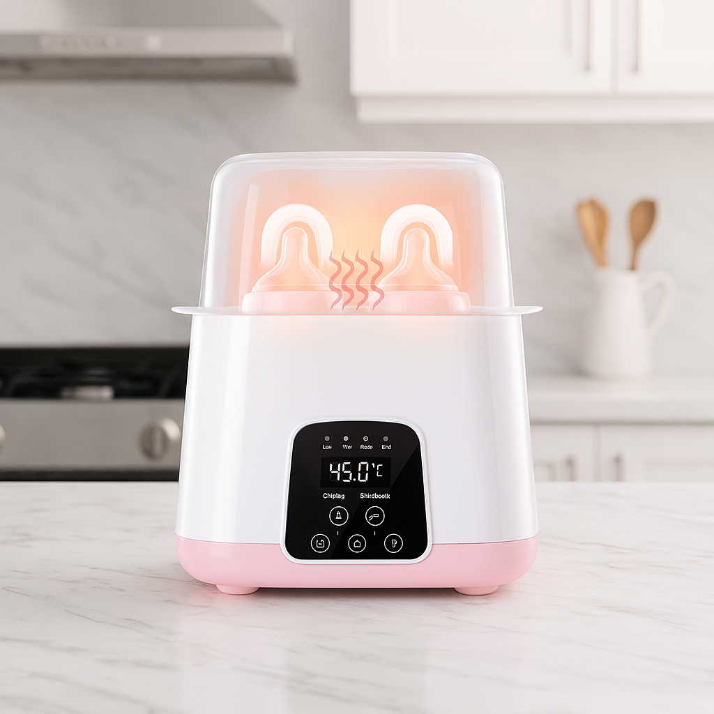 Baby Bottle Warmer – Electric Milk Warmer for Baby Feeders with Heat Control