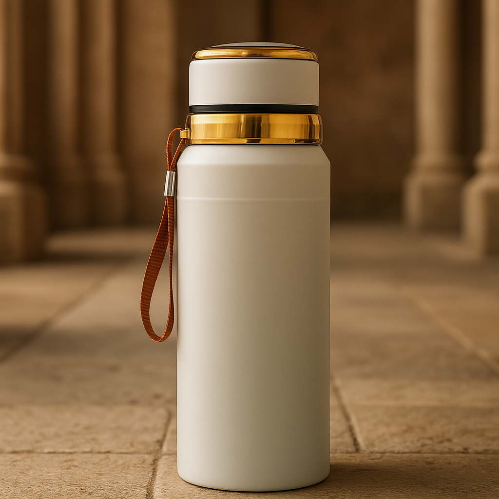 Premium Thermos Bottle with Tea Filter 1000ml – Insulated Hot & Cold Water Bottle